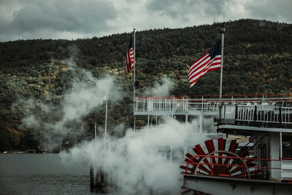 Steam boat in New Orleans
