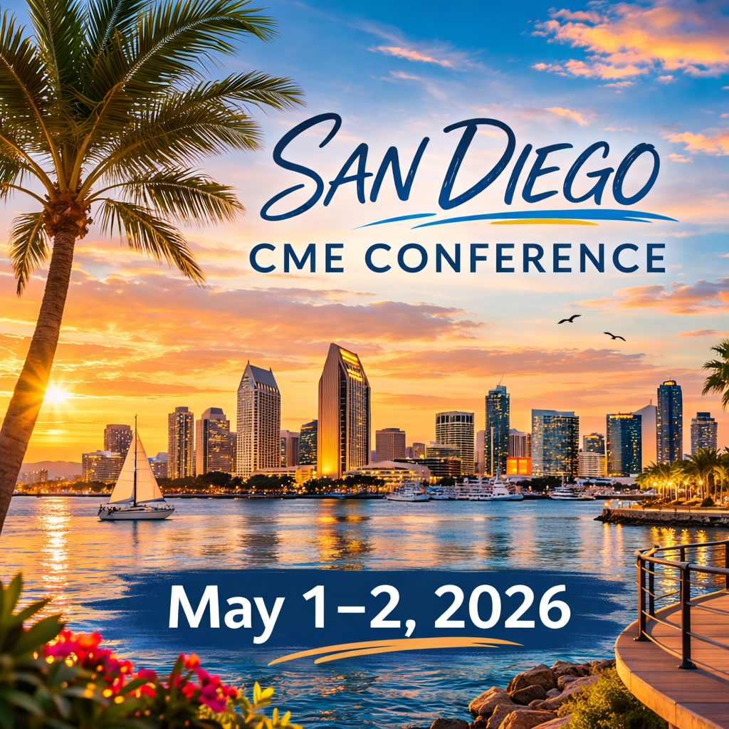 San Diego CME conference with sunset view