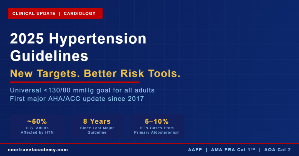 Clinical update: 2025 AHA/ACC Hypertension Guidelines for Primary Care