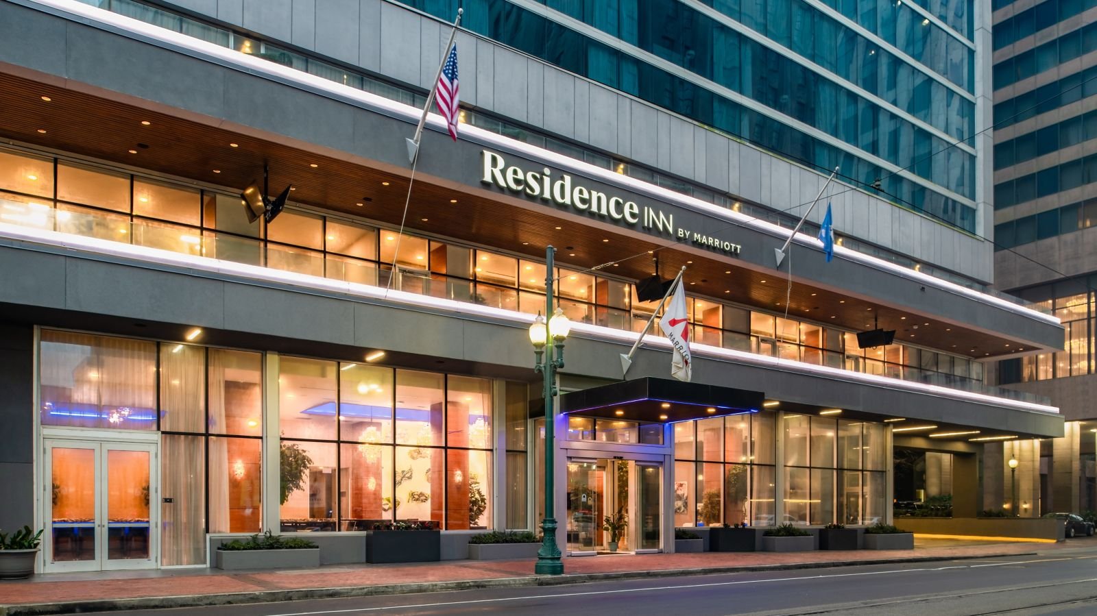Residence Inn by Marriott New Orleans French Quarter Area/Central Business District — hotel exterior on St. Charles Avenue