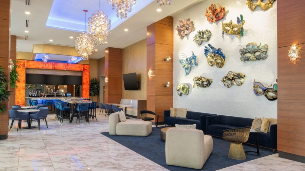 Residence Inn New Orleans French Quarter Area — lobby seating area
